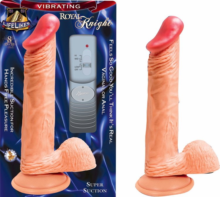 Lifelikes Vibrating Knight 8in
