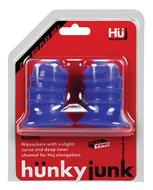 Hunkyjunk ELONG nipsuckers, cobalt