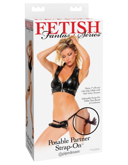 Fetish Fantasy Posable Partner Strap-on Black