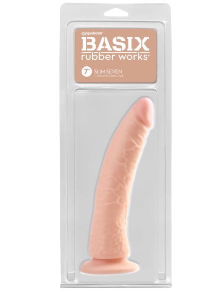 Basix Dong Slim 7 With Suction Cup 7 Inch