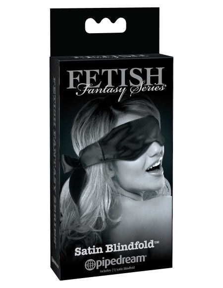 Fetish Fantasy Black Satin Blindfold OS