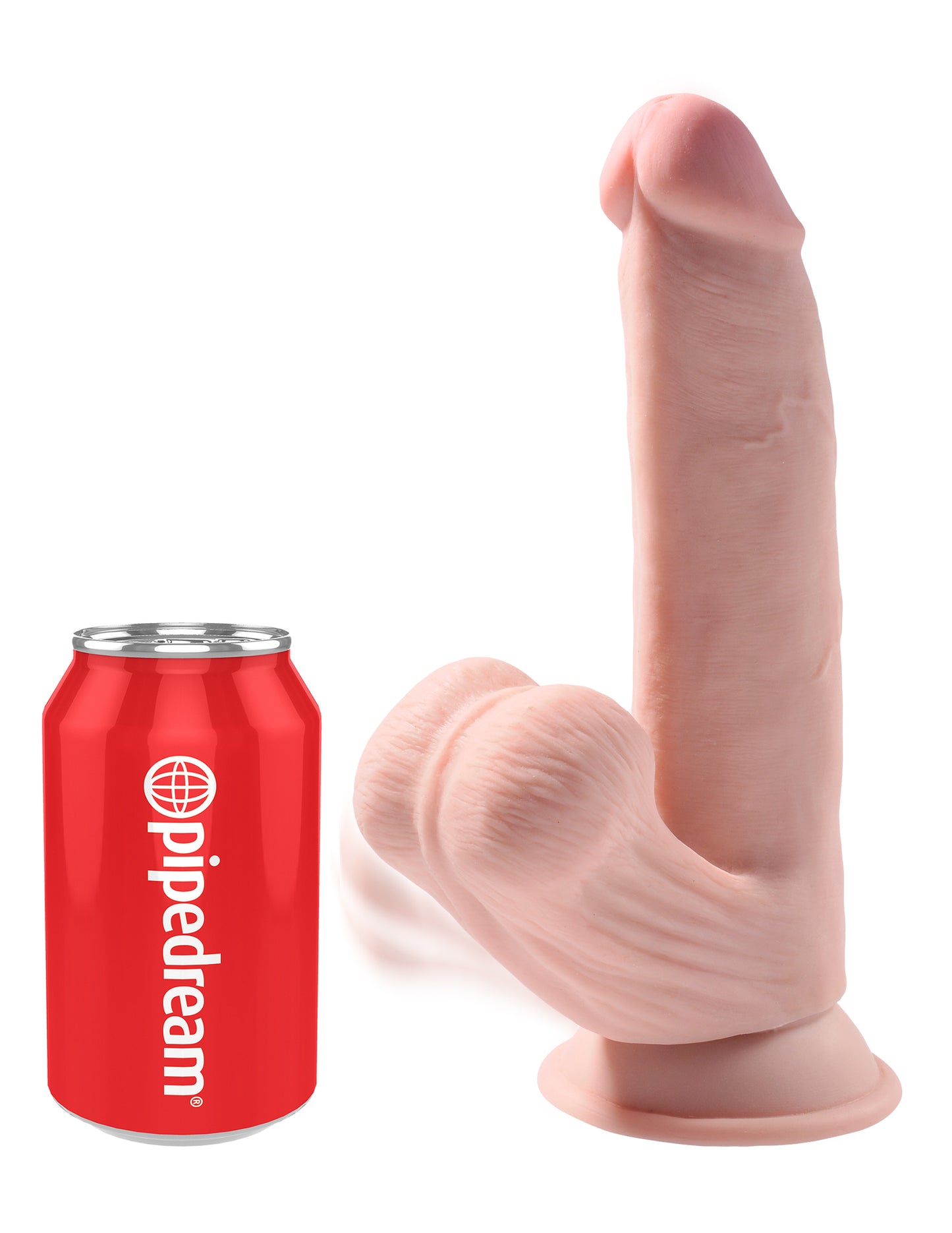 King Cock Triple Density Cock 8 In With Swinging Balls