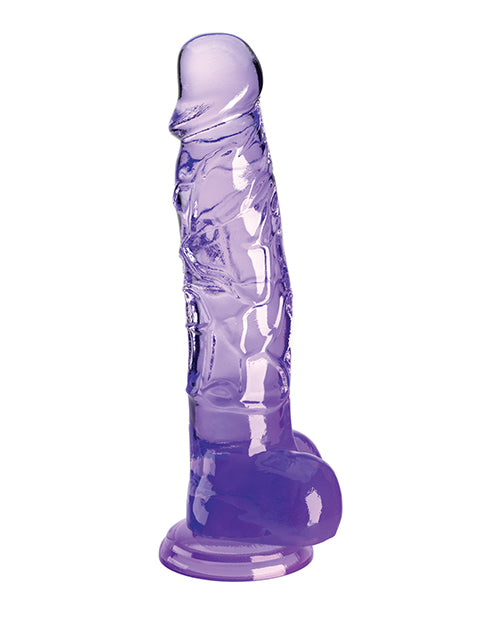 Kc 8 Cock Clear W/balls Purple