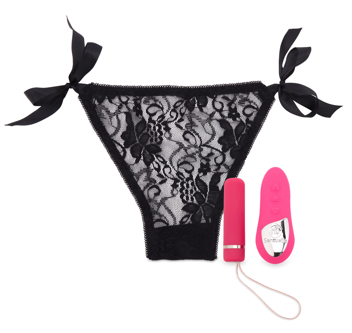 Nu Sensuelle Pleasure Panty Bullet w/Remote Control 15 Function - Pink