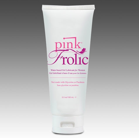 Pink Frolic Water Based Gel Lubricant for Women 3.3oz Tube