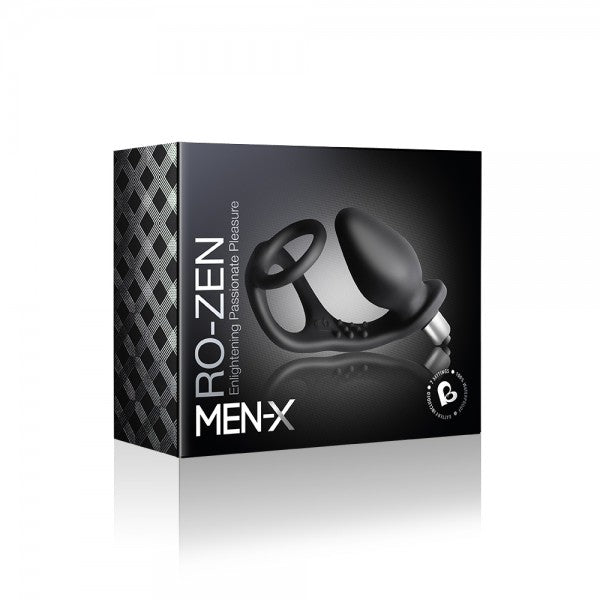 RO-Zen Black C Ring W/Vibrating Prostrate Probe