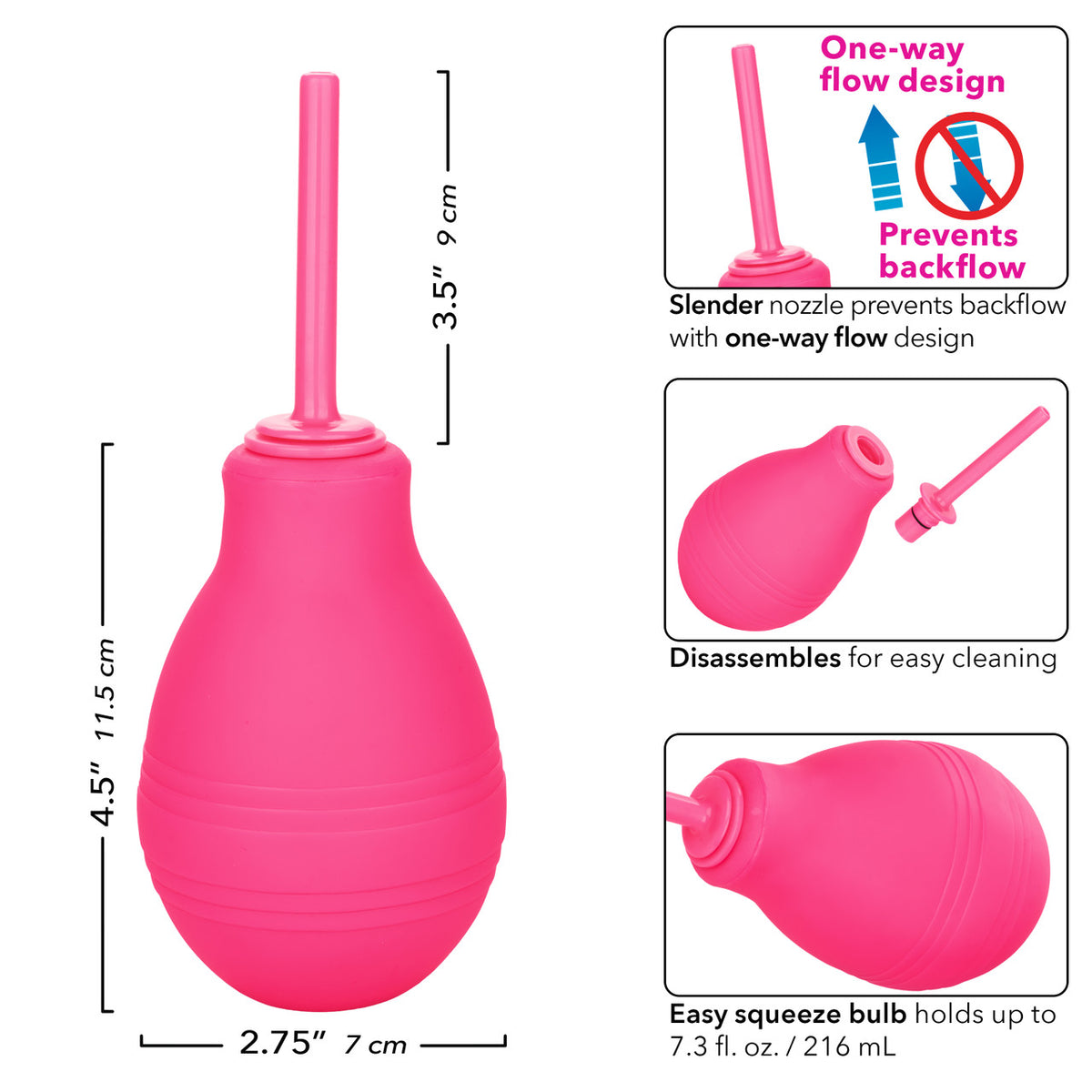 Cheeky One Way Flow Douche Pink