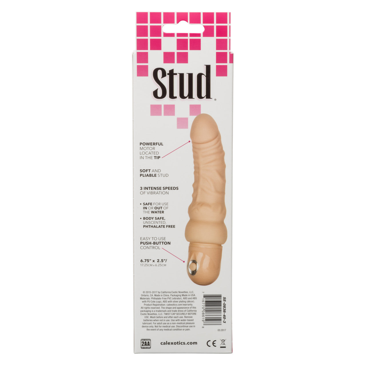 Power Stud Curvy Vibrating Dildo