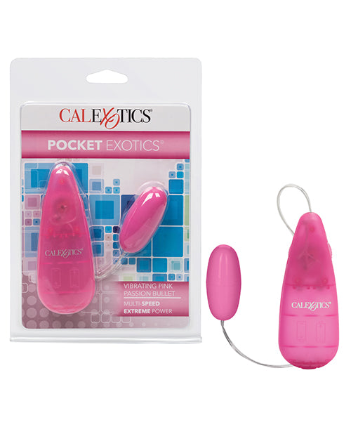 Pocket Exotics Vibrating Pink Passion Bullet