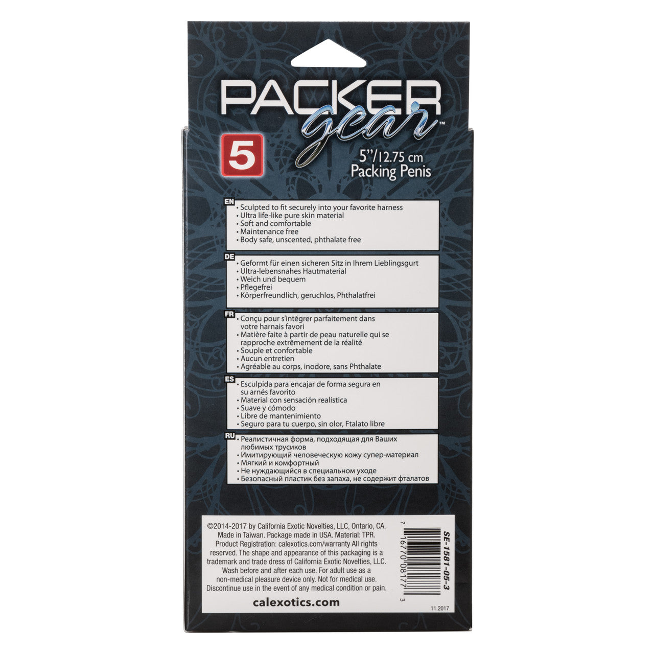 Packer Gear Packing Penis 5 inches