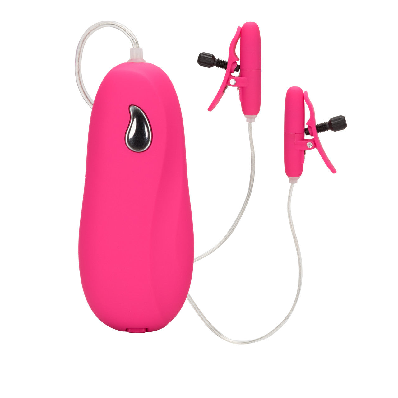 Vibrating Heated Nipple Teasers - Pink