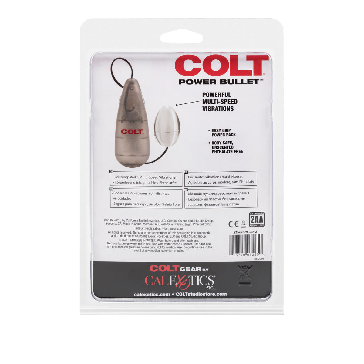 Colt Multi-Speed Power Pack Egg Vibrator