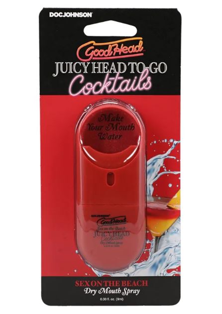 Goodhead Juicyhead Cocktails Dry Mouth Spray To-go Sex on the Beach 0.30FL