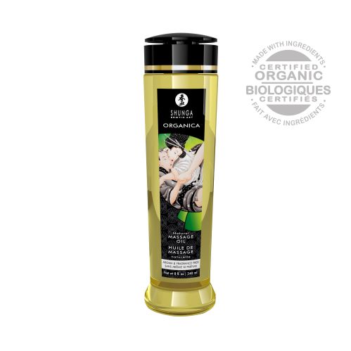 Shunga Organica Kissable Massage Oil - 8 Oz Natural