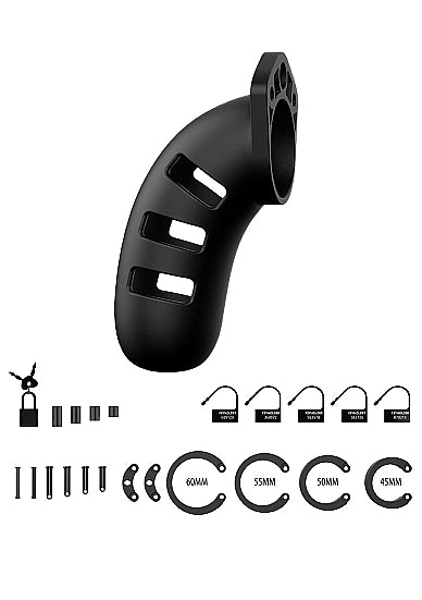 Silicone Chastity Cock Cage - Medium