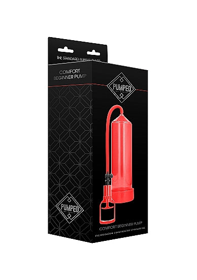 Pumped Comfort Beginner Penis Pump Red