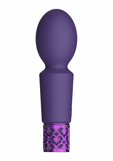 Royal Gems - Brilliant - Silicone Rechargeable Bullet - Purple