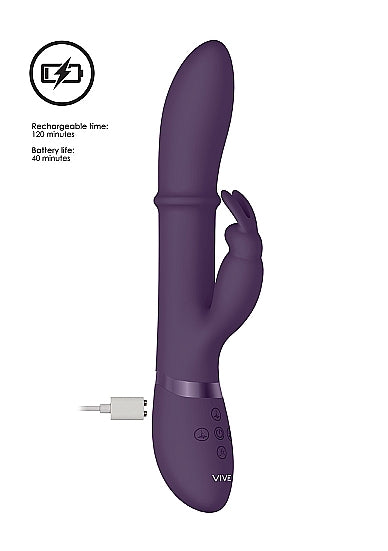Vive Halo Rabbit Vibrator Purple