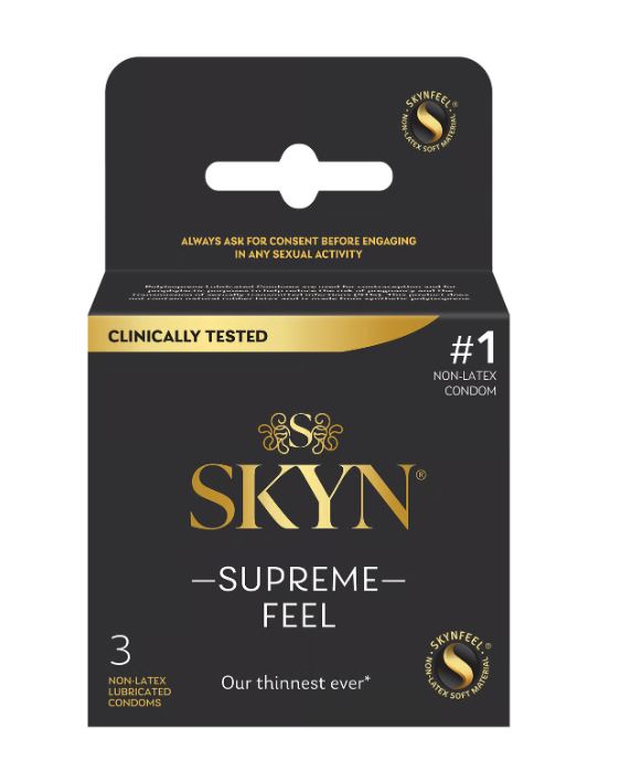 Lifestyles Skyn Supreme Feel Condoms - Pack Of 3