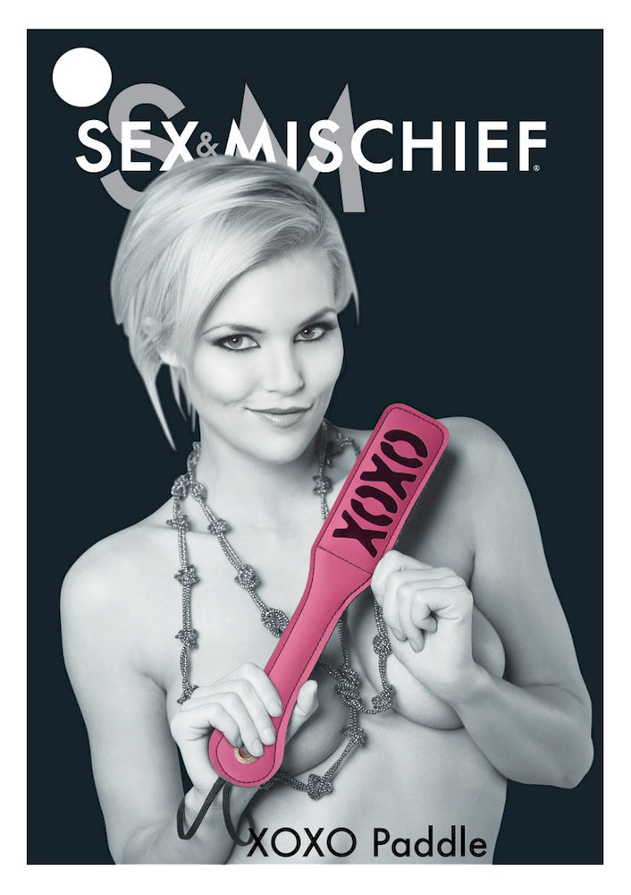 Sex And Mischief XOXO Paddle Pink 12 Inches