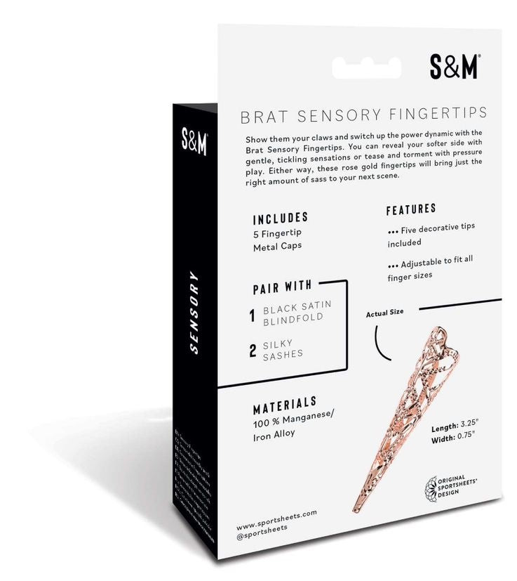 Sandm Brat Sensory Fingertips Rose Gold