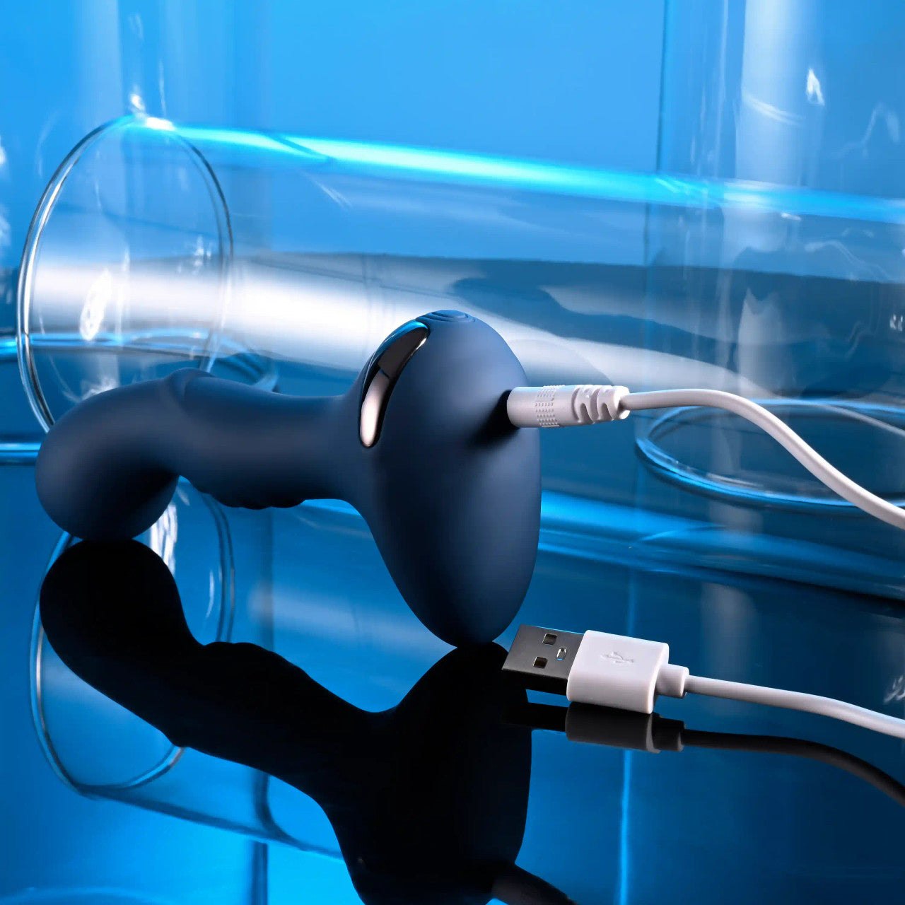 Zero Tolerance Blue Oasis Rechargeable Vibrating Prostate Vibrator Silicone Blue