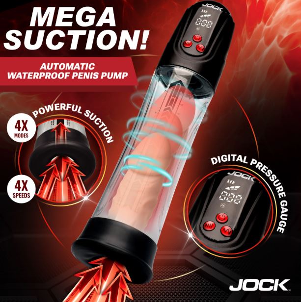 Power Up Digital Automatic Waterproof Penis Pump