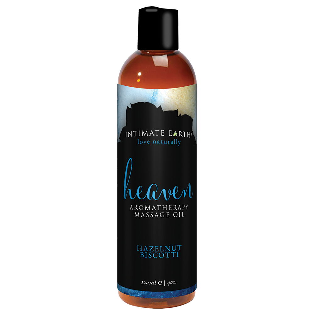 Intimate Earth Heaven Hazelnut Biscotti Massage Oil 4oz