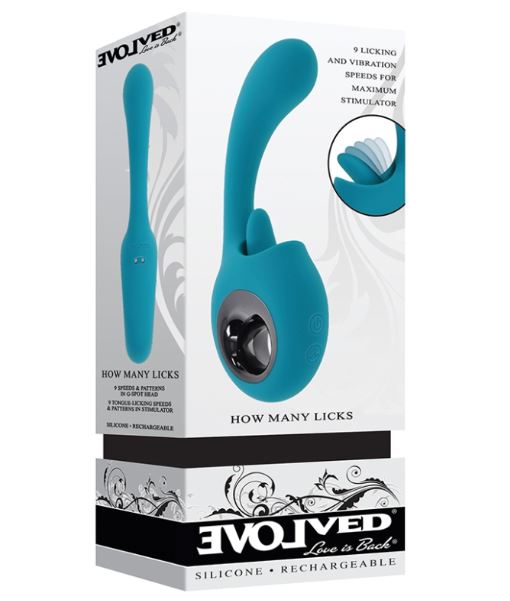 Evolved How Many Licks Rechargeable Teal