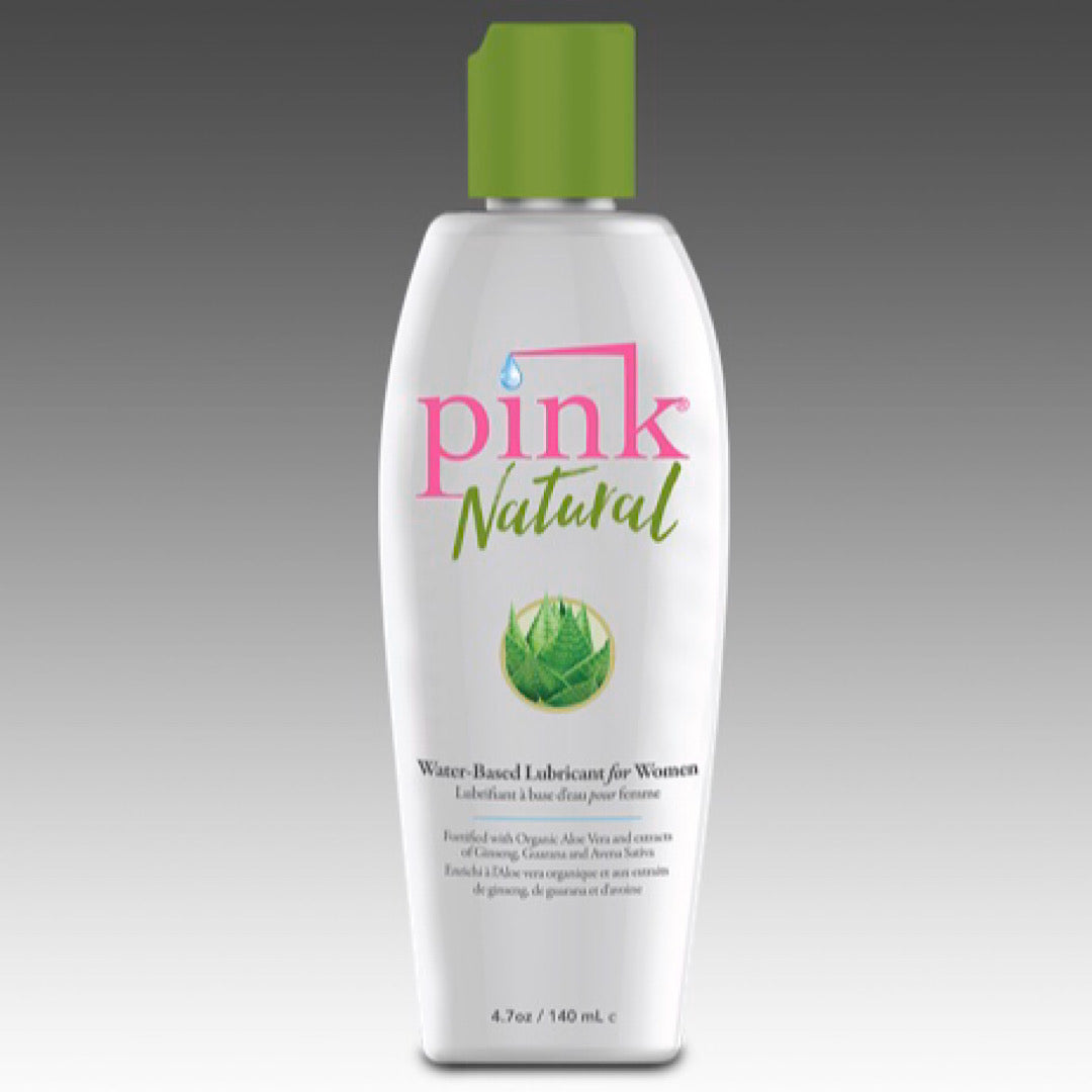 Pink Natural Water Based Lubricant 4.7oz
