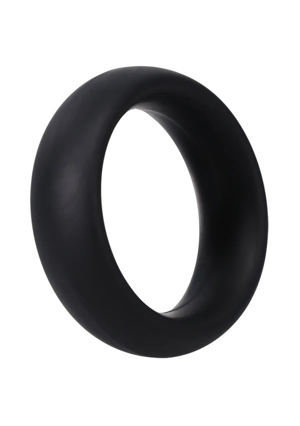 Rock Solid Silicone Black C Ring, Small (1 3/4in) In A Clamshell