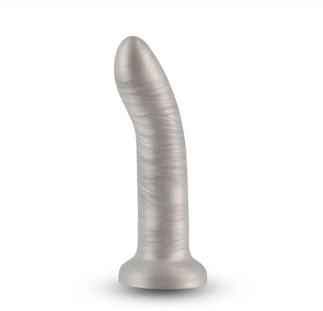 Royals Charlie 7 In. Metallic Curved Dildo Champagne
