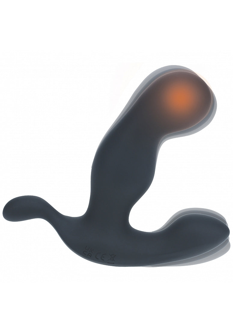 Levelz Heating & Vibrating Silicone Prostate Stimulator Black