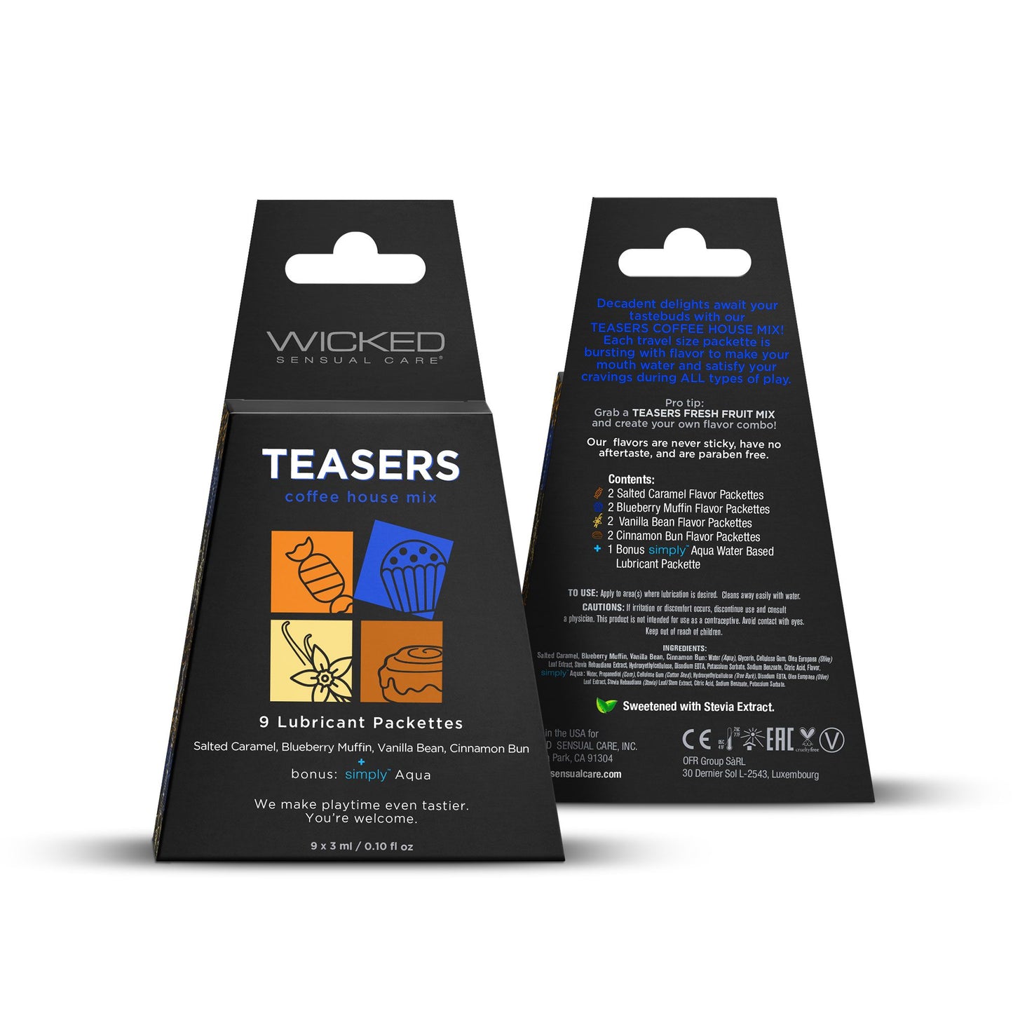 Wicked Teasers Coffee House Mix 3 Ml 9 Packs/box