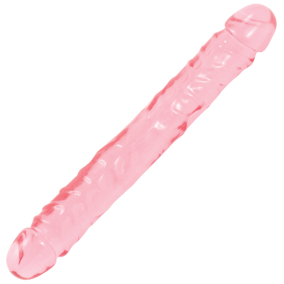 Jellies Jr Double Dong 12 Inch - Pink