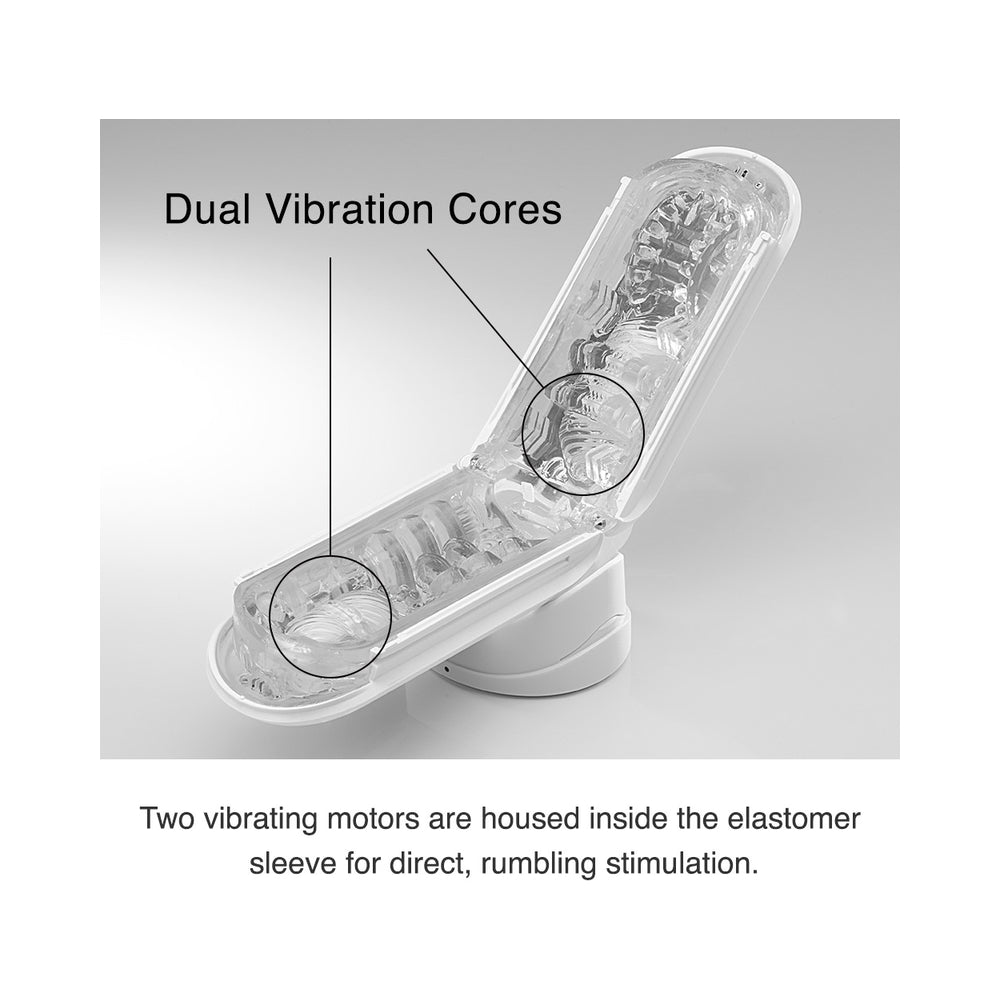 Flip 0-Zero Electronic Vibration Stroker
