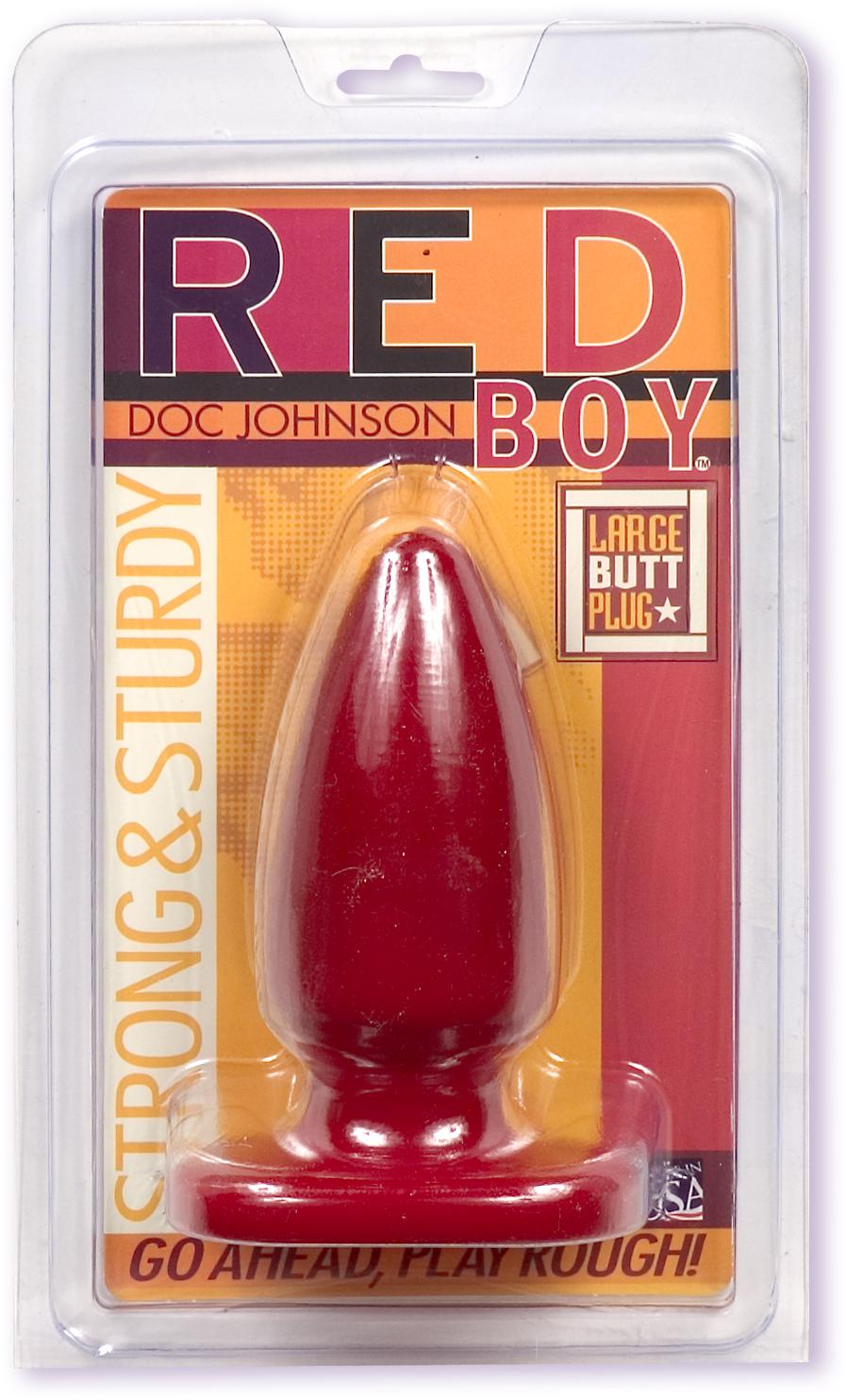 Red Boy - Large Butt Plug Red