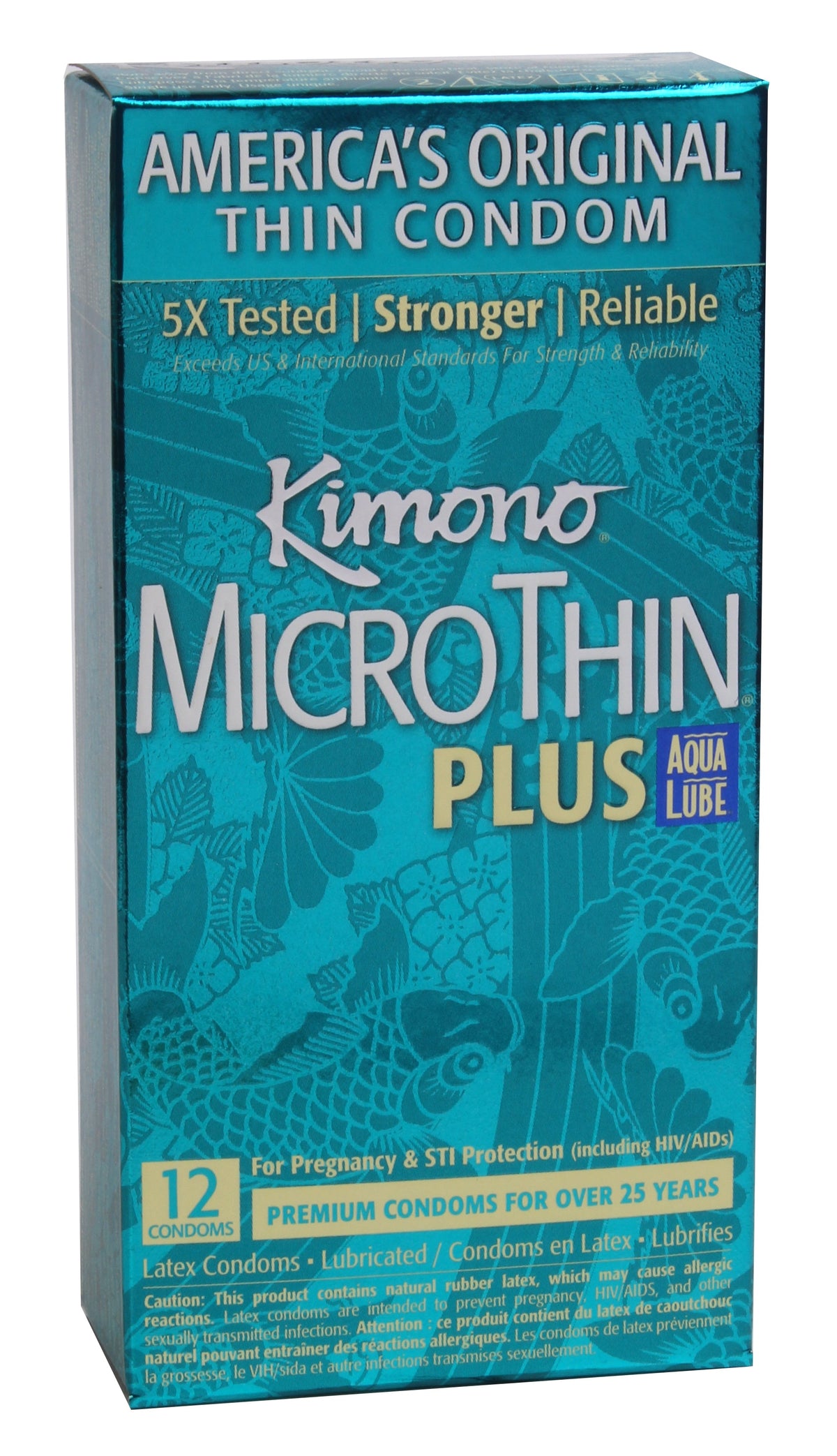 Kimono Microthin W/aqua Lube 12PK