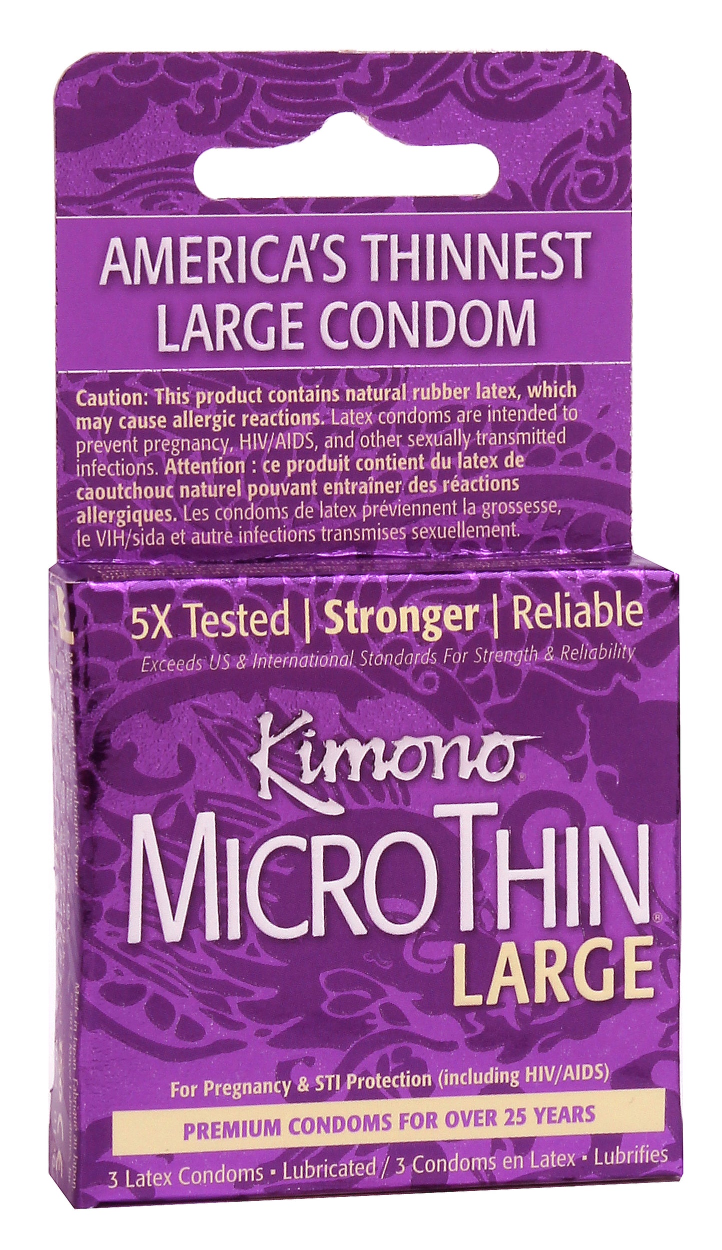 Kimono Micro Thin Large Condoms 3 Pack