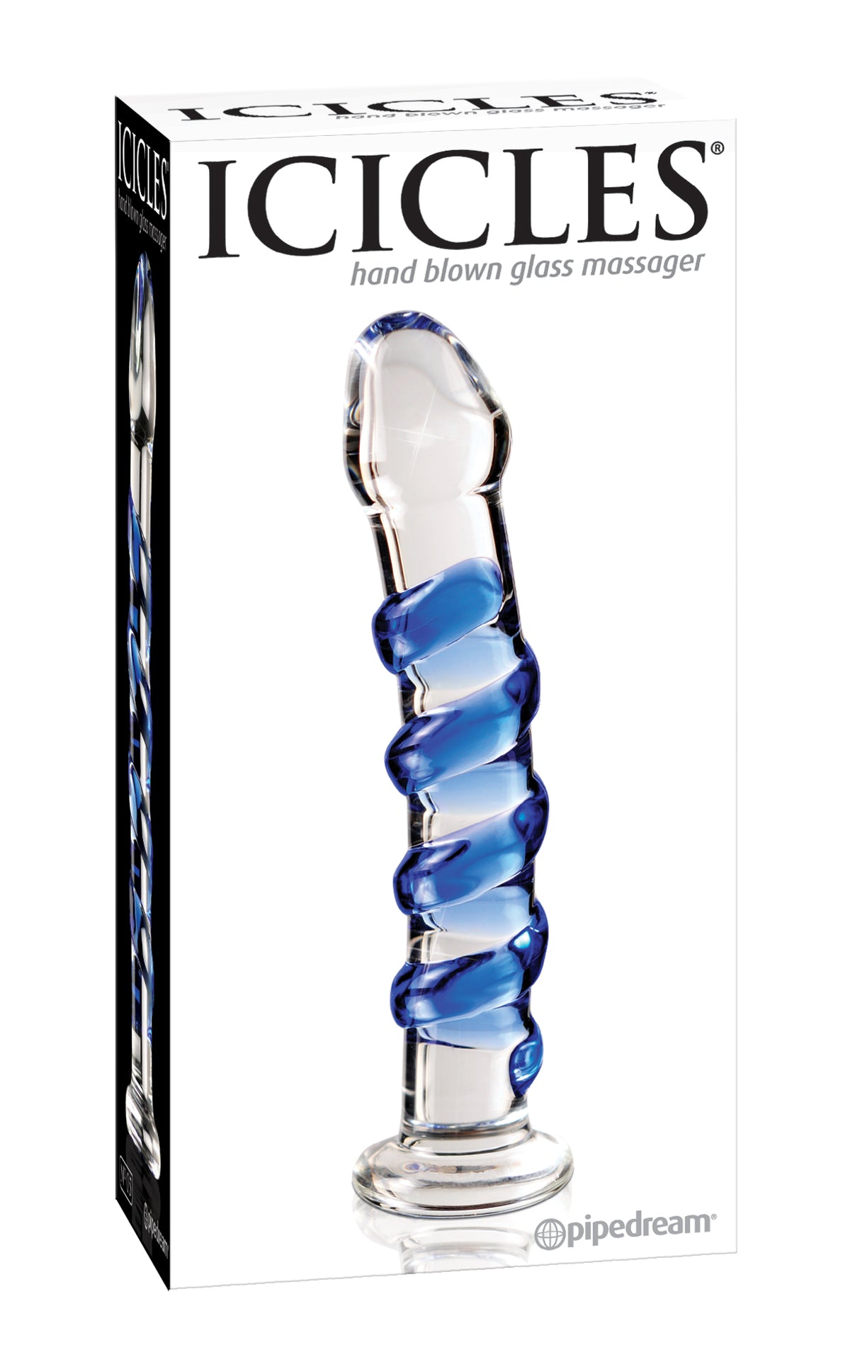 Icicles No 5 Glass Dong 7 Inches Clear
