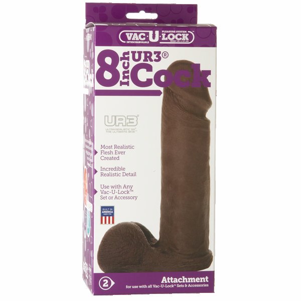 Vac-U-Lock 8 Ultraskyn Cock Attch. - Black