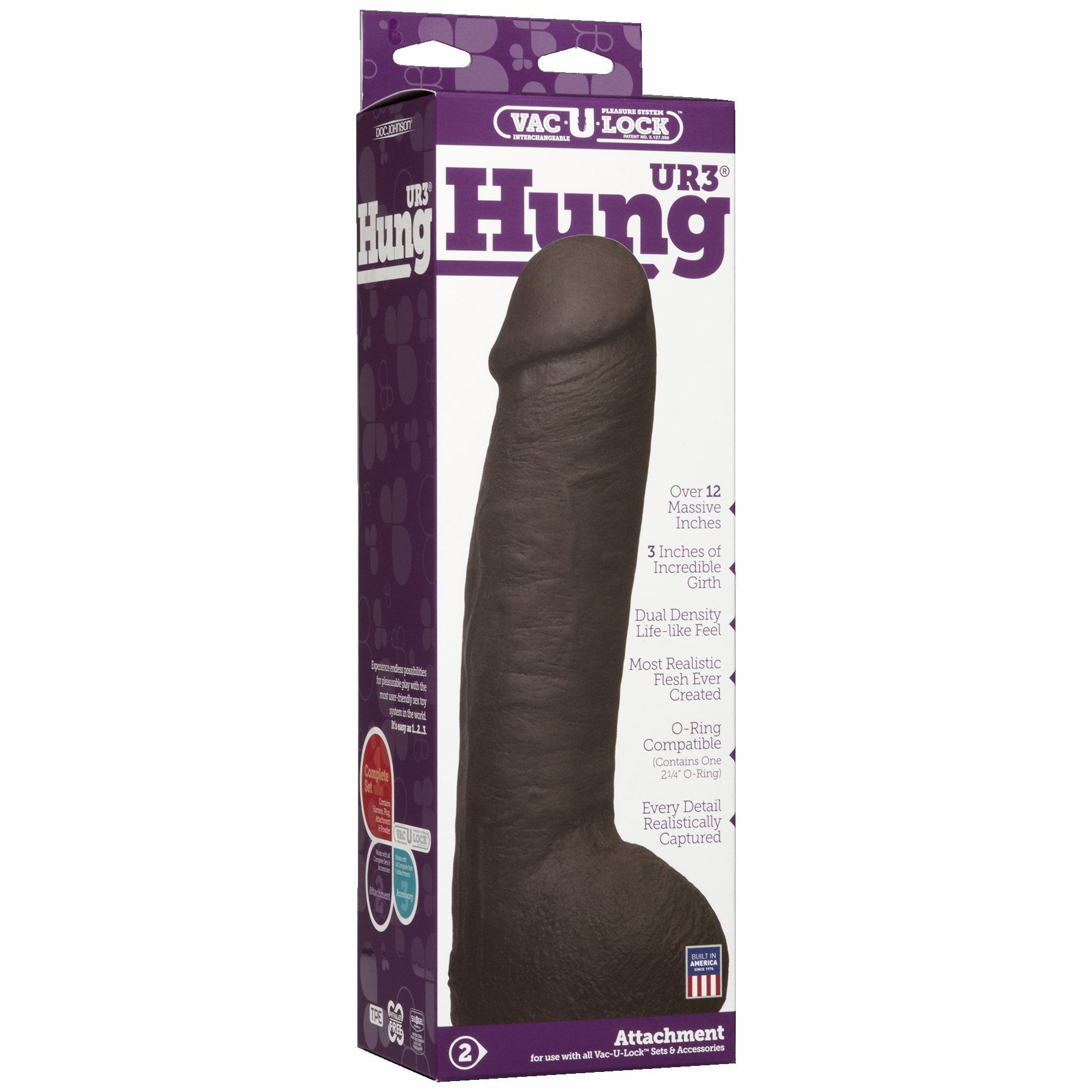 Vac-U-Lock Ultraskyn 12 Hung - Chocolate
