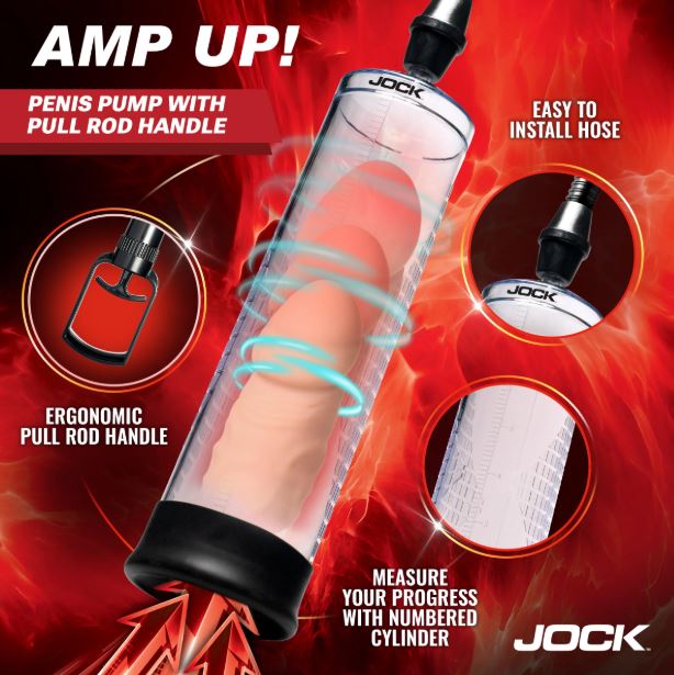 Amp Up Penis Pump with Pull Handle