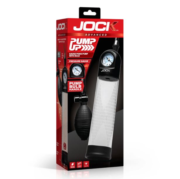 Pump Up Gauge Penis Pump with Bulb