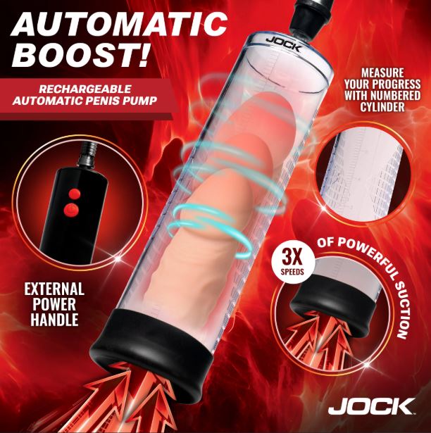 Power Up Rechargeable Automatic Penis Pump