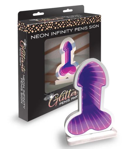 Infinity Penis Neon Light Glitterati