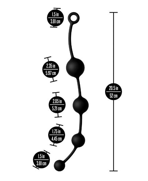 Anal Adventures Platinum X-large Anal Beads