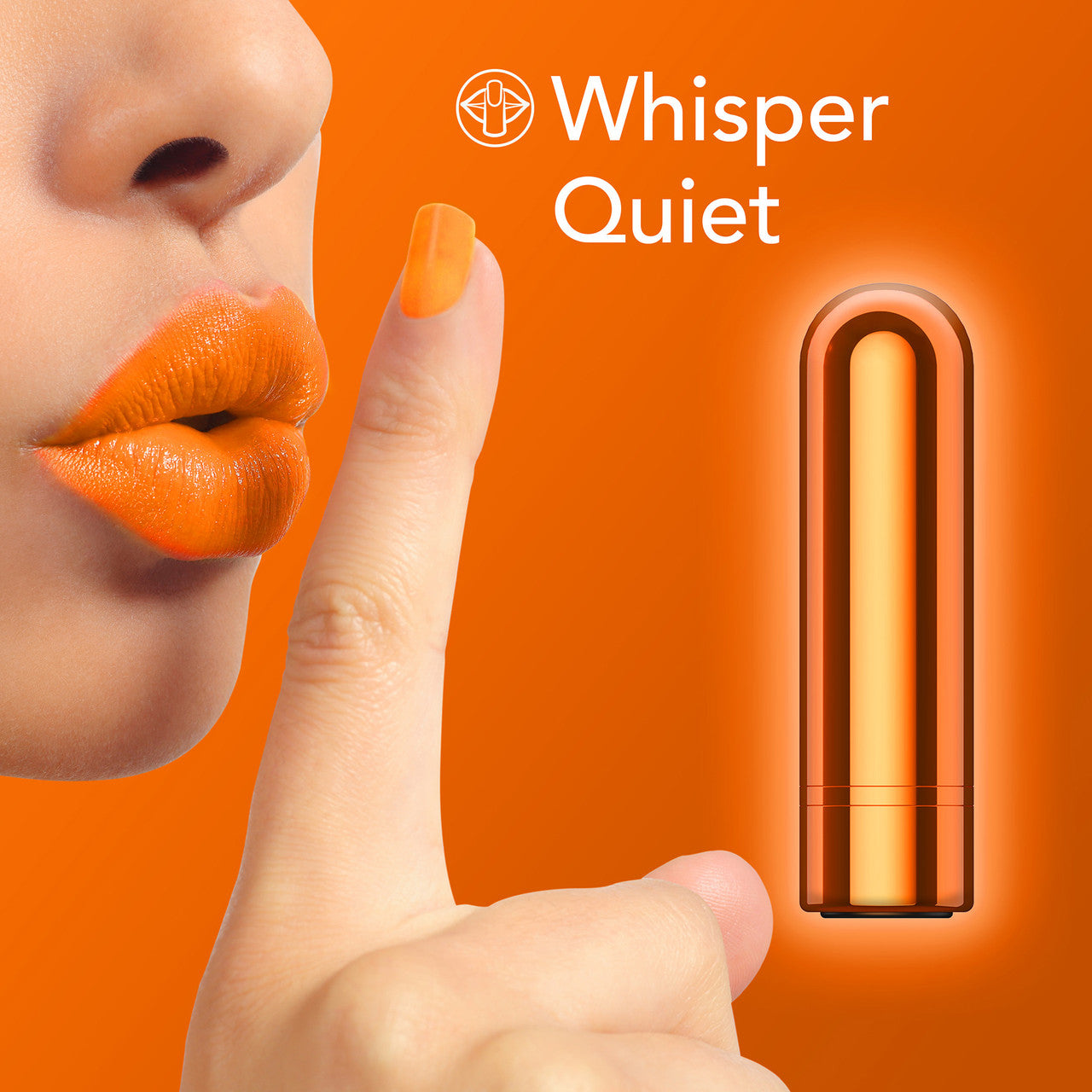 Kool Vibes Rechargeable Mini Bullet Tangerine