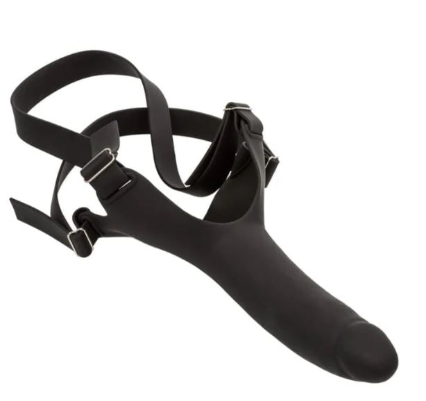 Accommodator Silicone Dong Black