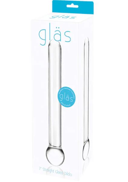 Glas 7 inches Straight Glass Dildo Clear